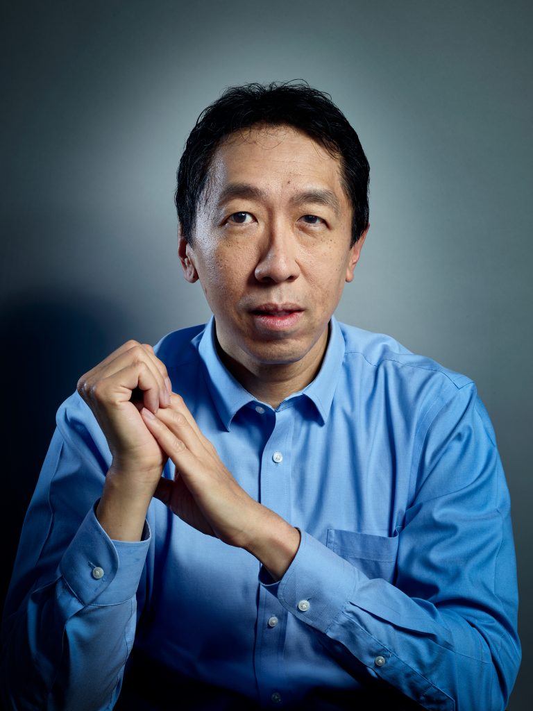 Andrew Ng. AI, Google, artificial intelligence, computer scientist, editorial, portraiture, technology, Baidu, Landing AI, Andrew Ng, software.