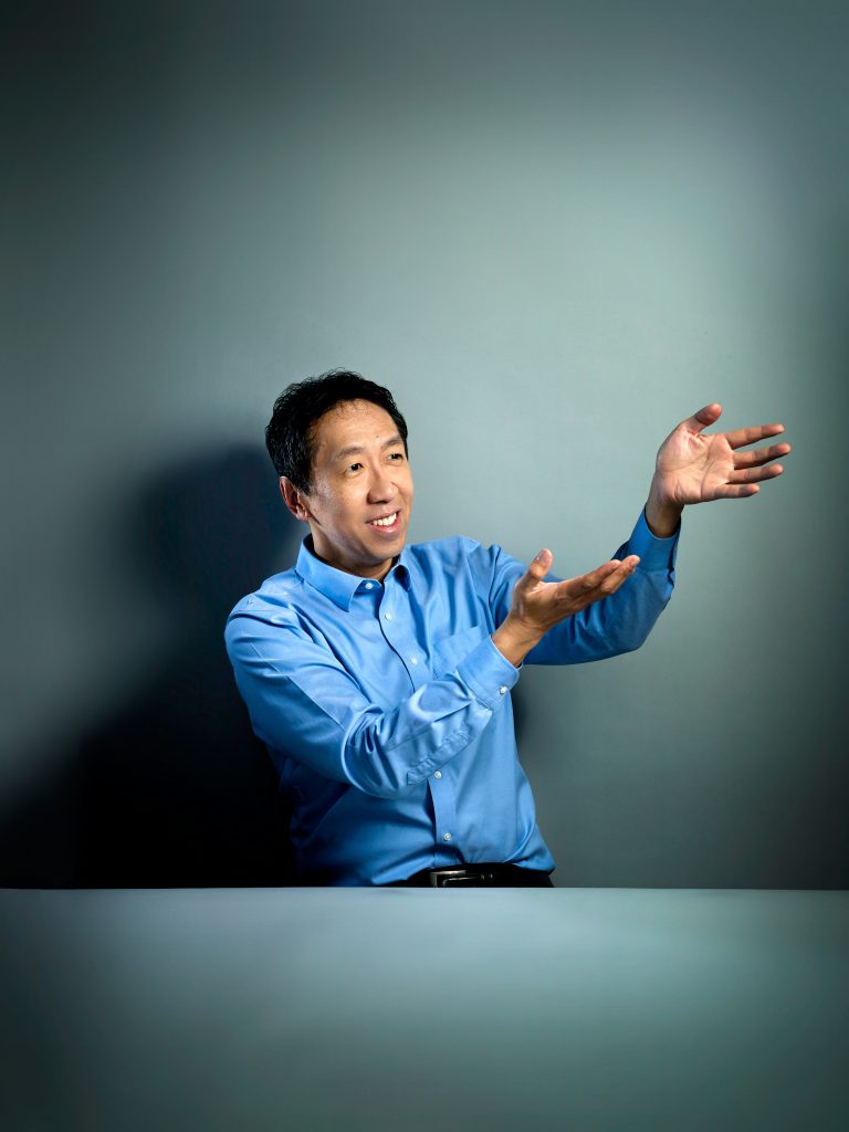 Andrew Ng. AI, Google, artificial intelligence, computer scientist, editorial, portraiture, technology, Baidu, Landing AI, Andrew Ng, software.