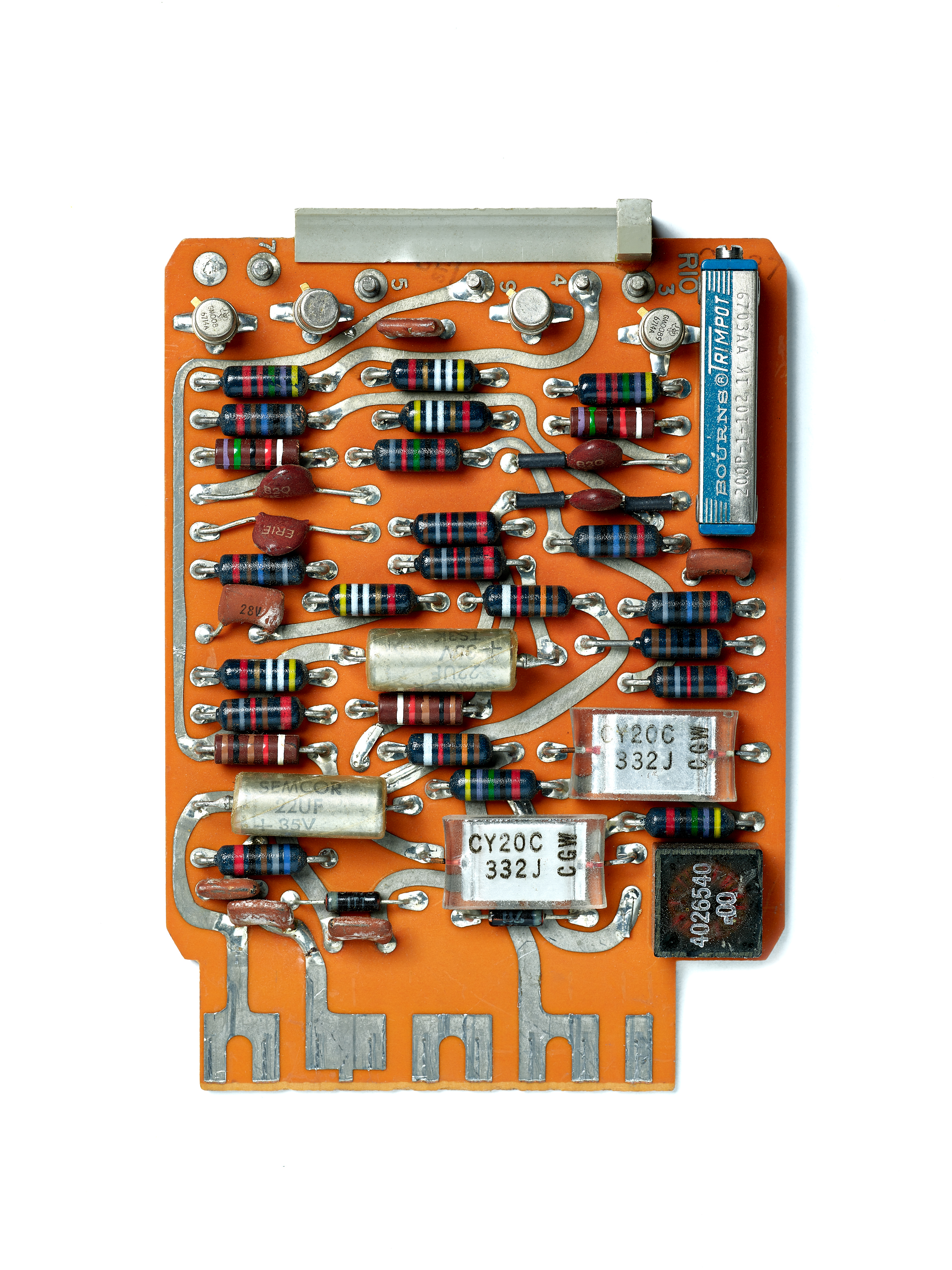 UNIVAC C-682 Card. circuit board, computer, mainframe, tech history, transistors, vintage computing.