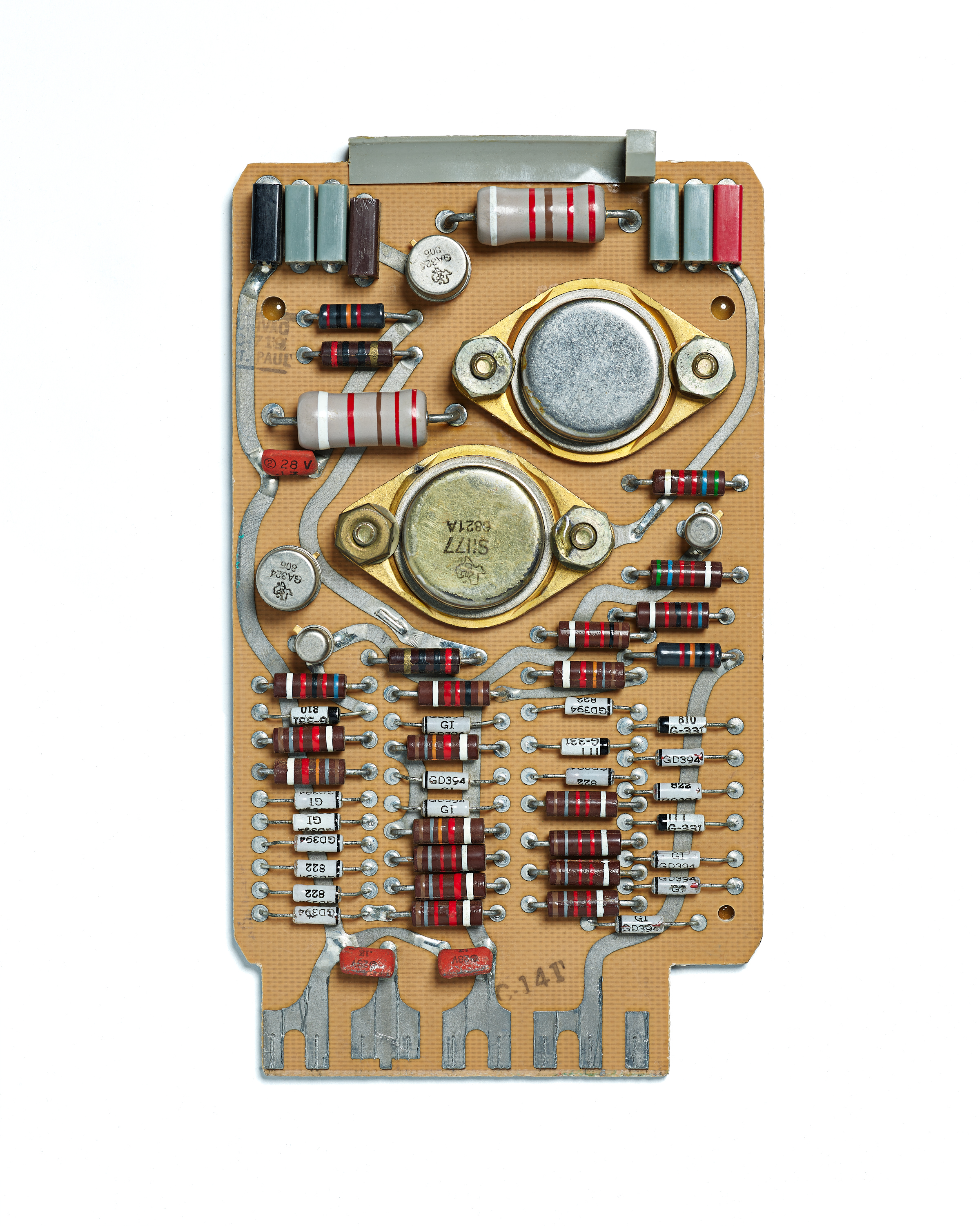 UNIVAC C-719 Card. circuit board, computer, mainframe, tech history, transistors, vintage computing.