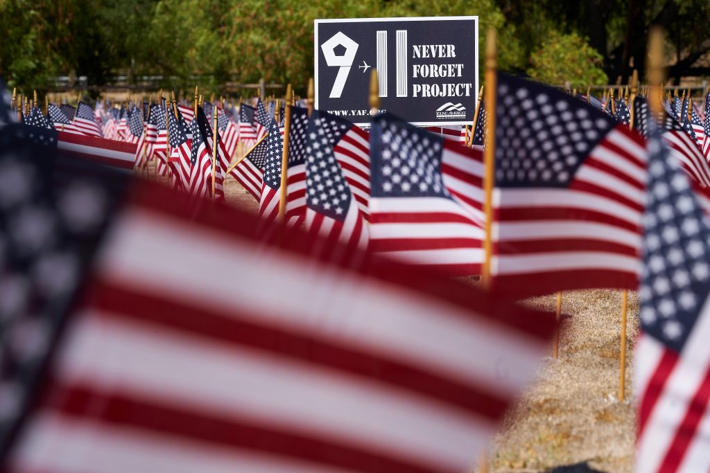 9/11 Memorial. 9/11, american flag, memorial, national tragedy, terrorism.