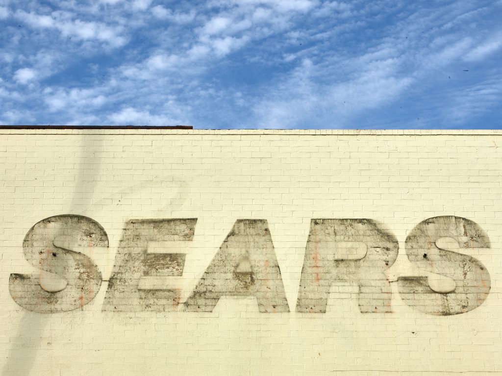 Sears Department Store Closure. department store, retail, urban, urban decay.