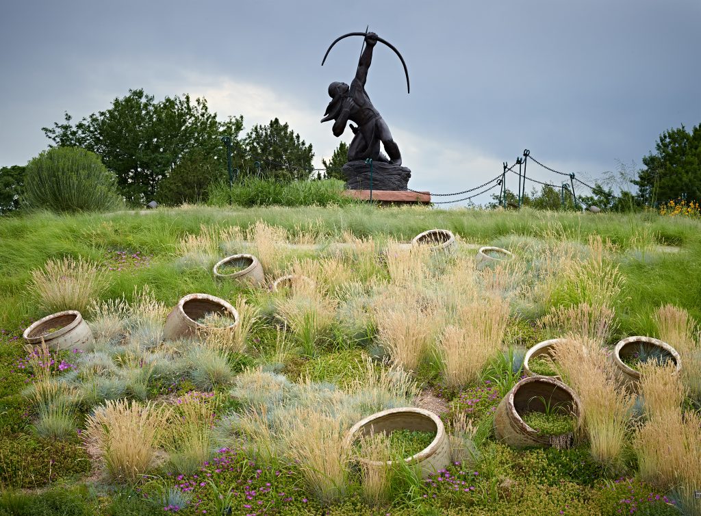 Garden Planters. flower, garden, nature, grass, landscape, planting landscape.