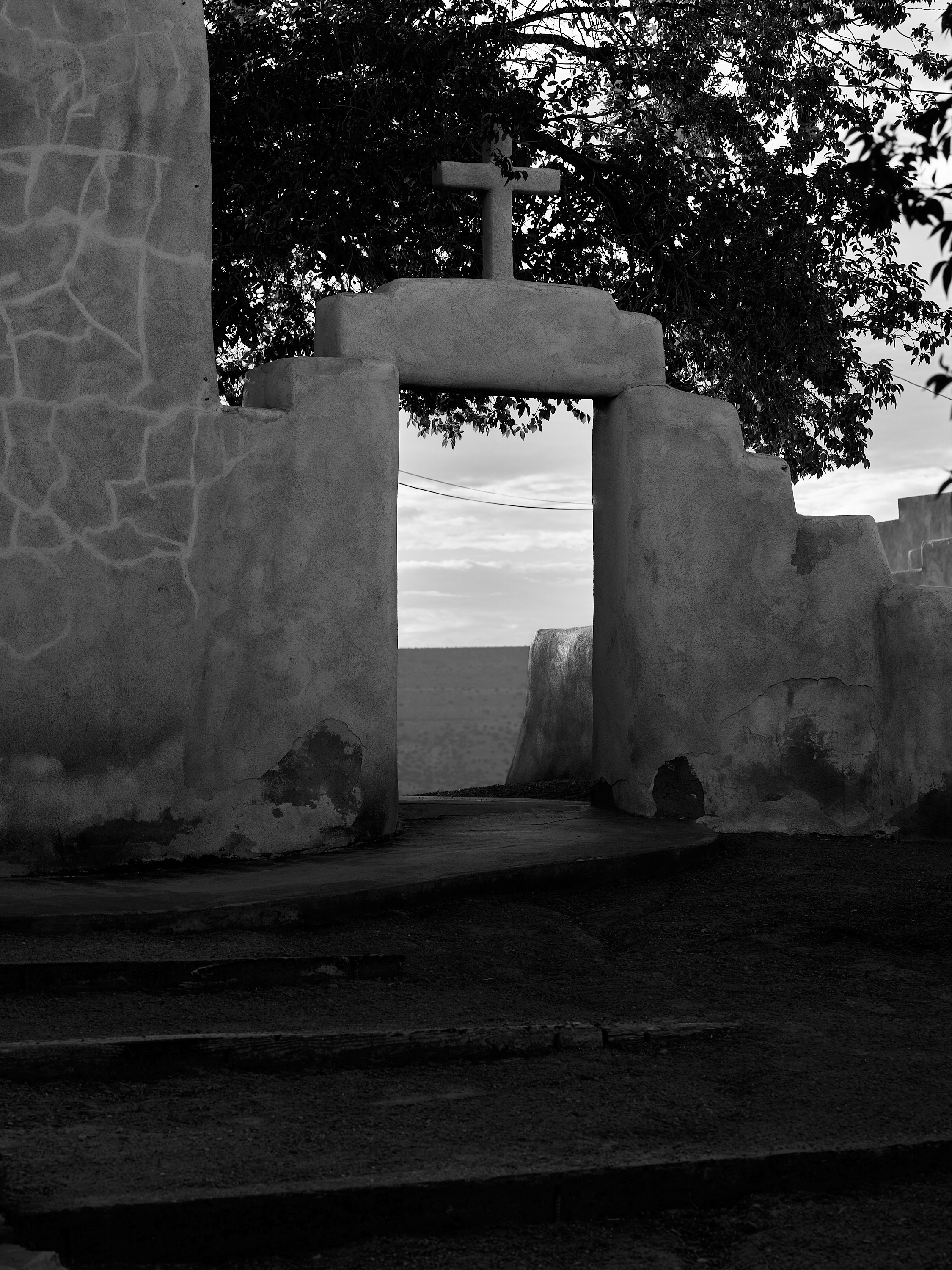 San José de la Laguna Mission Church. adobe, church, cross, religion.