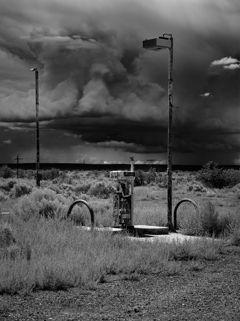 Twin Arrows. abandoned, cloudscape, landscape, ghost town, graffiti, route 66, sculpture.