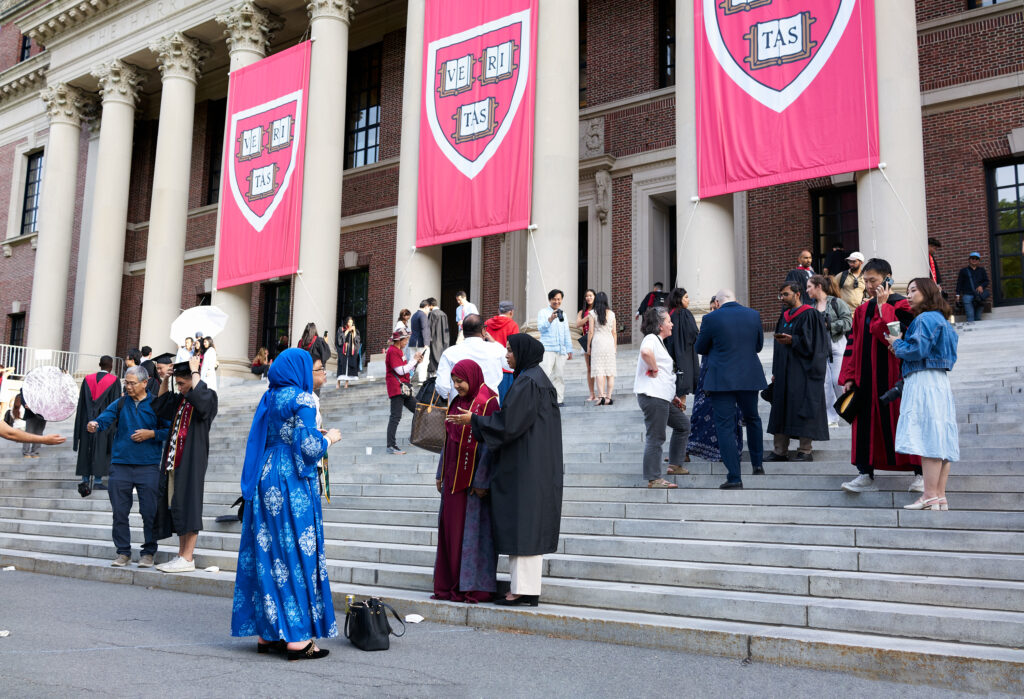 Harvard University 2025 Commencement. academic, Harvard University, graduation, college, school, higher education, reportage.