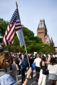 Harvard University 2025 Commencement. academic, graduation, college, school, higher education, protest.