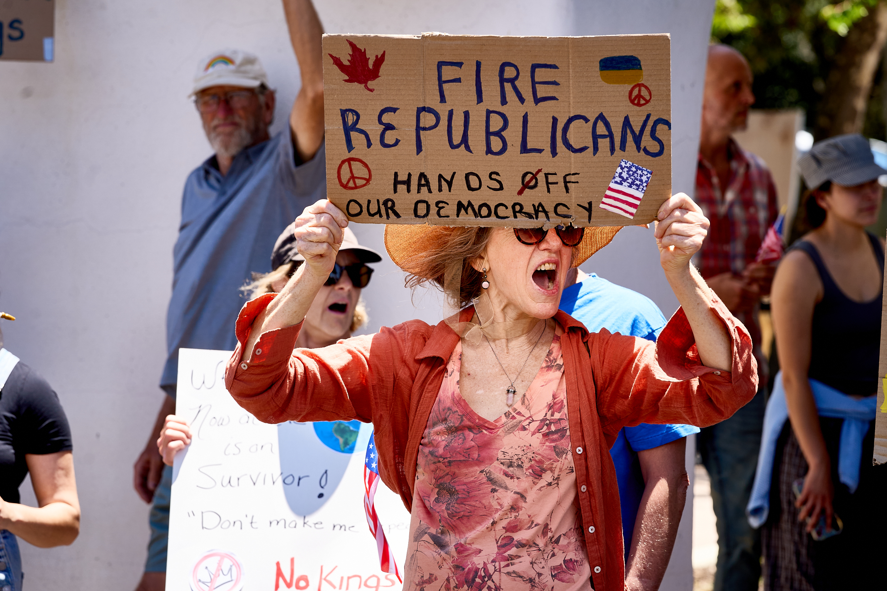 No Kings Protest 2025. protest, protest rally.