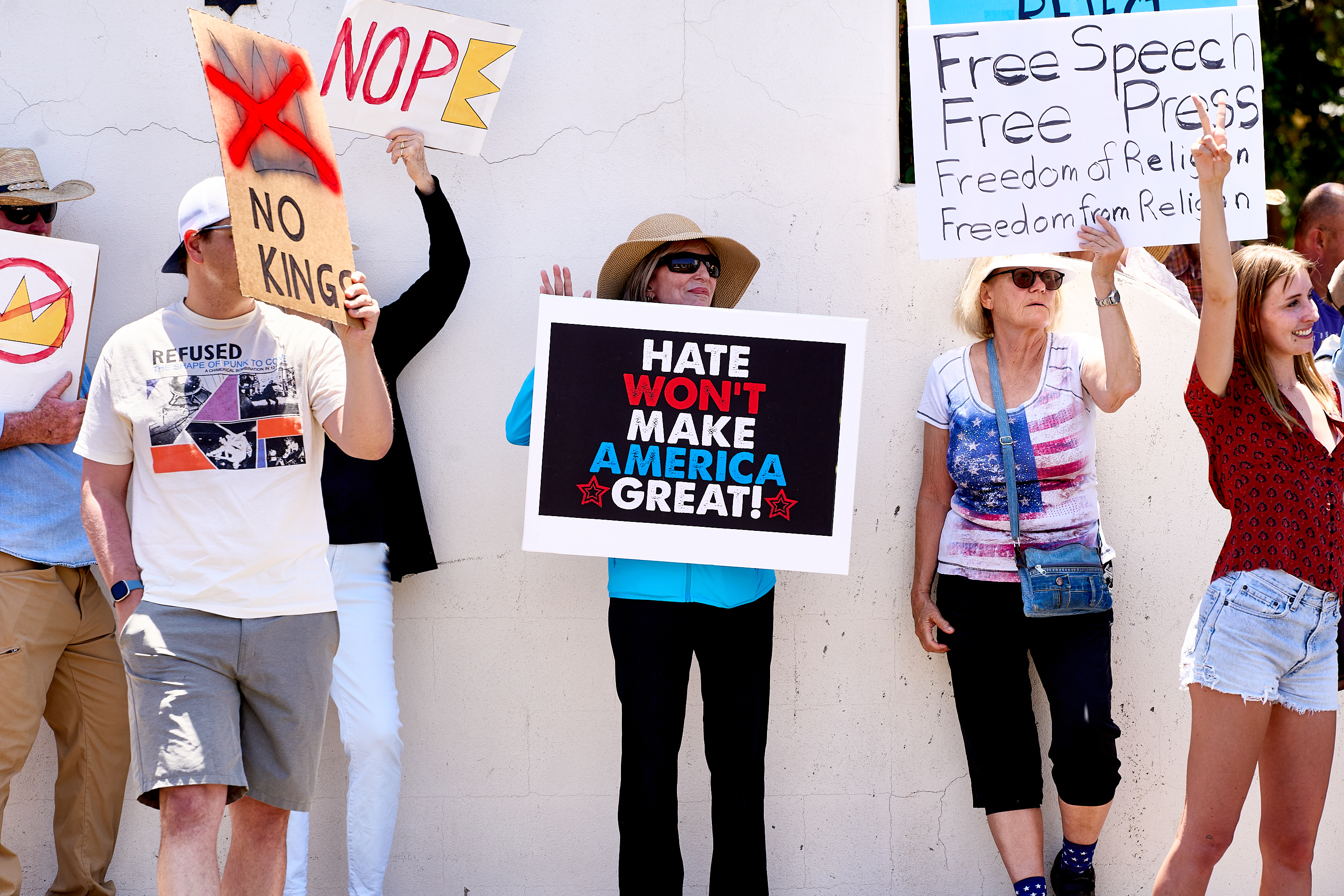 No Kings Protest 2025. protest, protest rally.