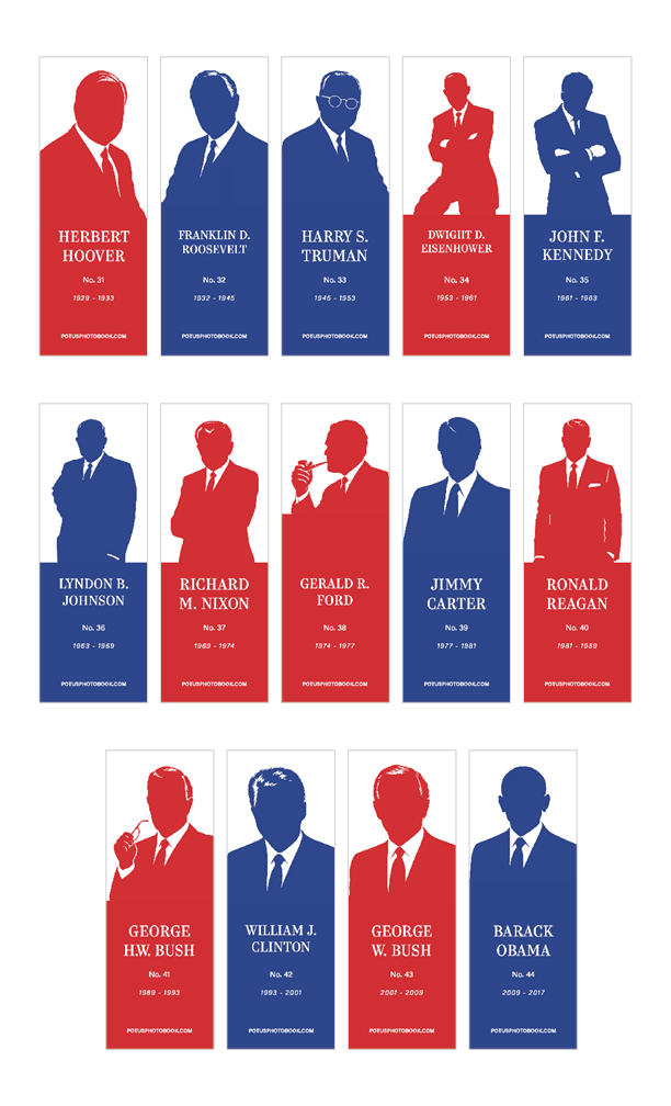 POTUS Bookmarks (Complete Set)